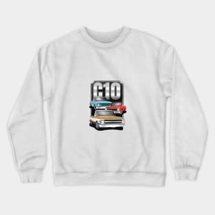 Chevrolet C10 Pickup Trucks Chevy truck 67-72 Crewneck Sweatshirt